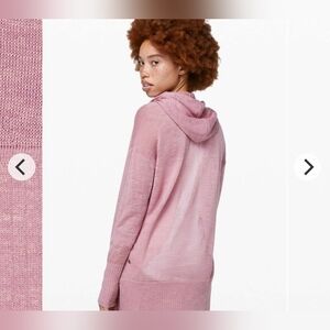 Lululemon Calm and Collected Wrap, Size Small Euc dusty pink